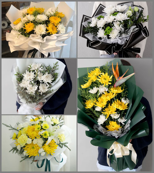 山西忻州五台县沟南乡白事花束代送